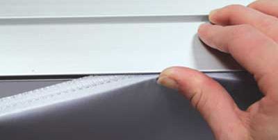 backlit textile installation